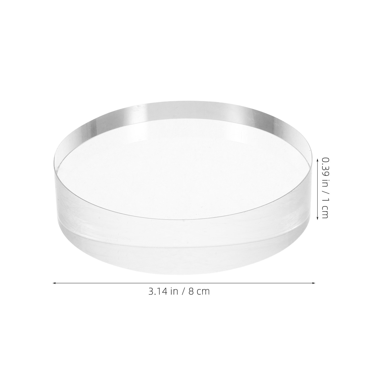 3.15 Inch Round Clear Glass Pa - огляд і ціна Book Weight Glass