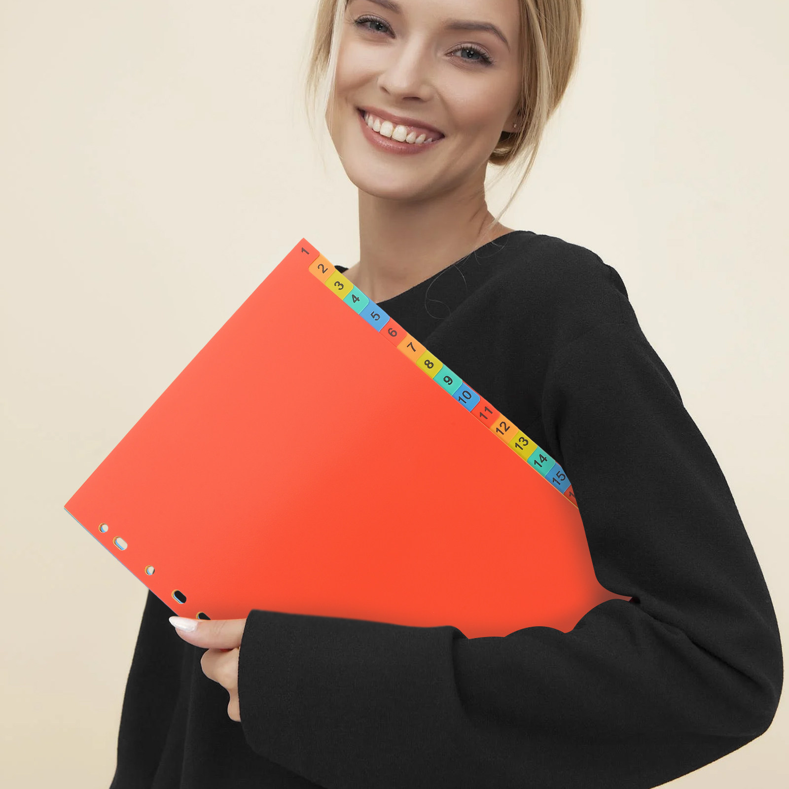 20Sheets A4 Plastic Binder Div - огляд і ціна Tab Divider A4