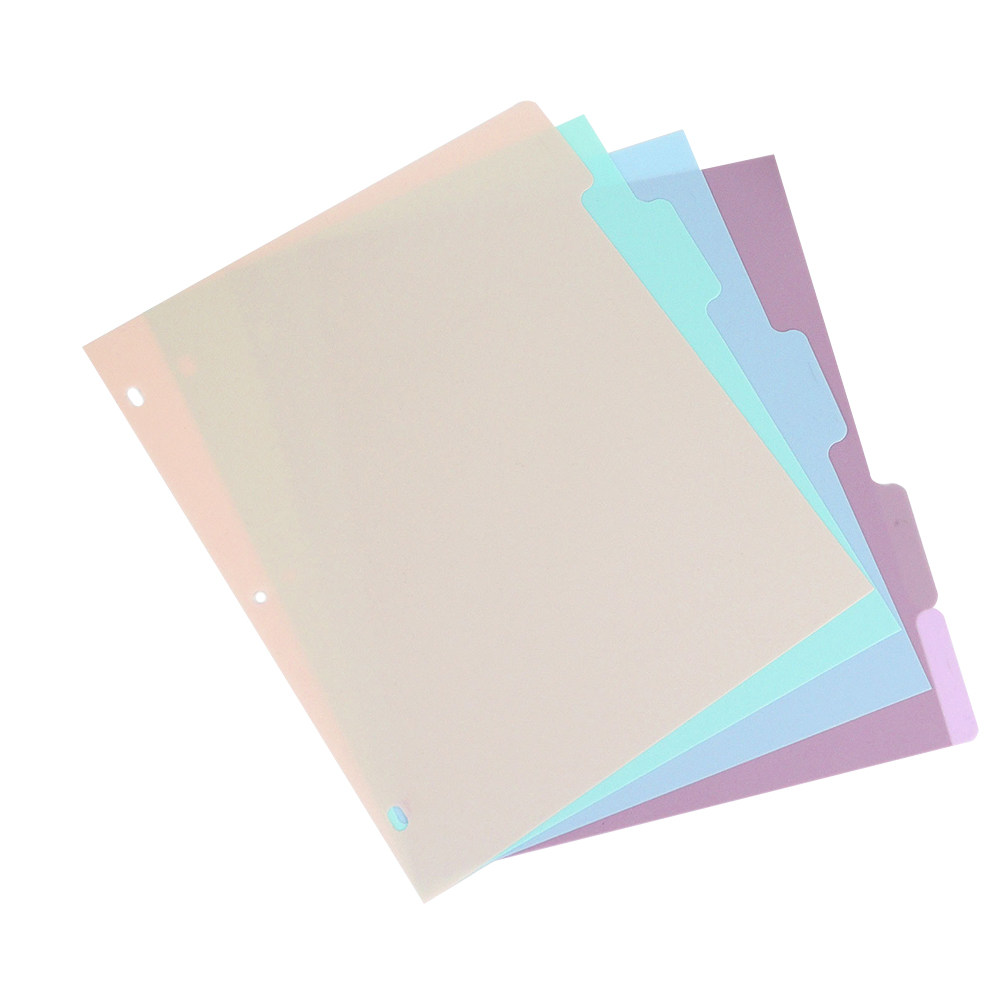 1Set Plastic Binder Dividers A - огляд і ціна Tab Divider A4