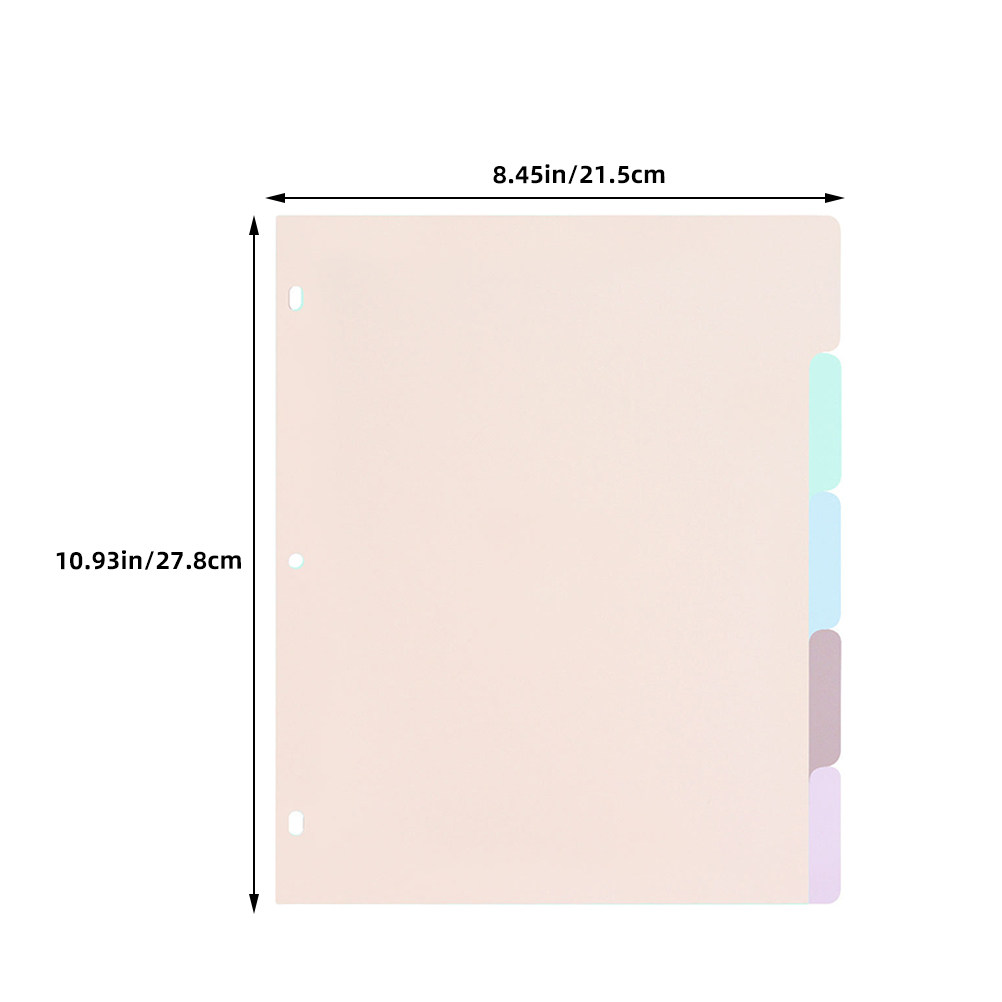 1Set Plastic Binder Dividers A - огляд і ціна Tab Divider A4