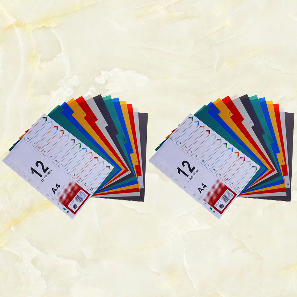 2Pcs Index Paper Refills Extra - огляд і ціна Tab Divider A4