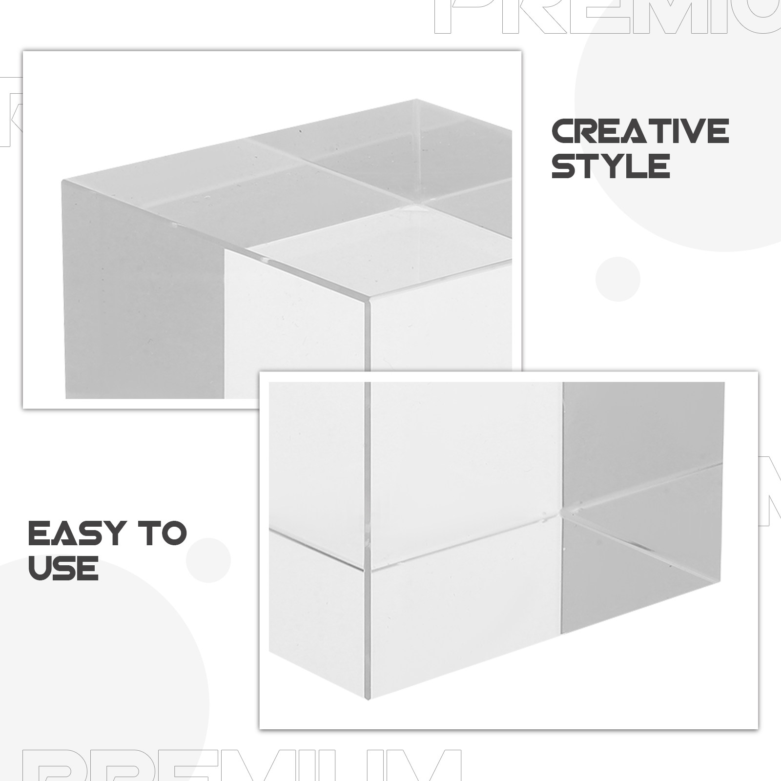 Square Crystal Paperweight Cle - огляд і ціна Book Weight Glass